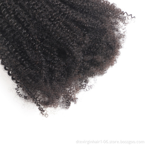 100% virgin human Factory wholesale price Free sample mongolian afro kinky curly hair weave
